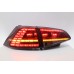 Volkswagen Golf 7 13- Red Smoke LED Tail Lamp